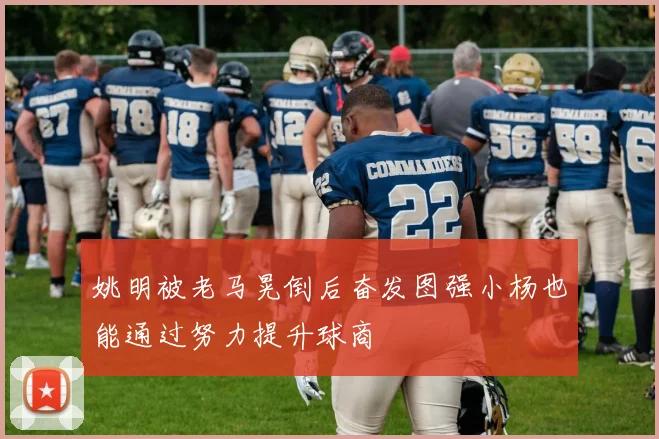 姚明被老马晃倒后奋发图强小杨也能通过努力提升球商